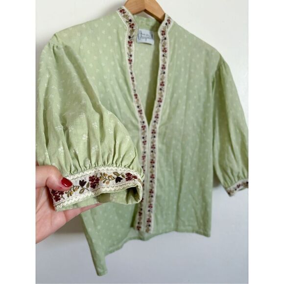 Martha of Taos Original 1960s/ 1970s blouse size Medium - Picture 5 of 11